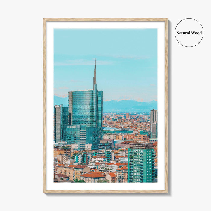 Milan Skyline Fine Art Photo Print, Milano, Lombardy, Italy Wall Poster