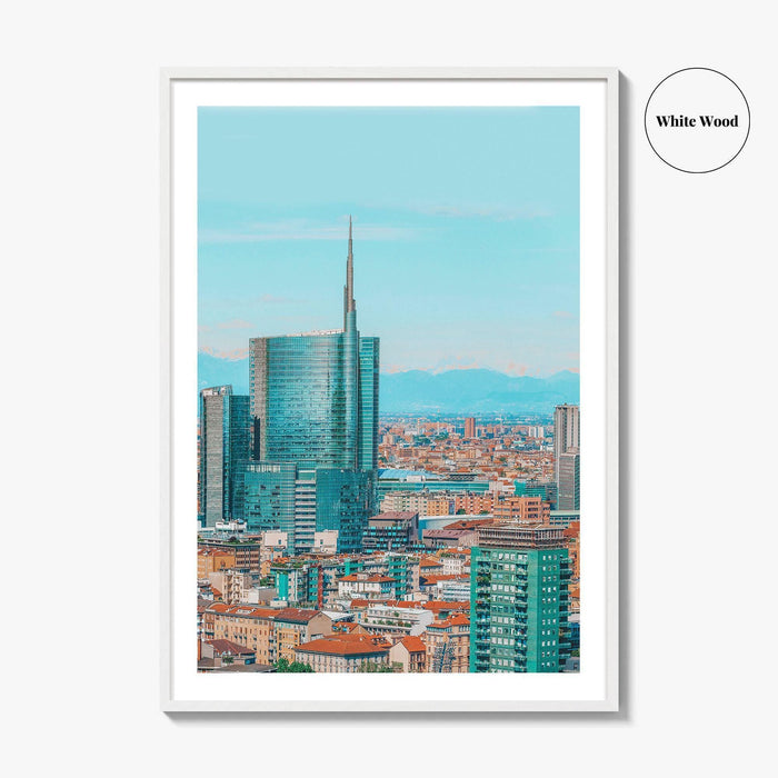 Milan Skyline Fine Art Photo Print, Milano, Lombardy, Italy Wall Poster