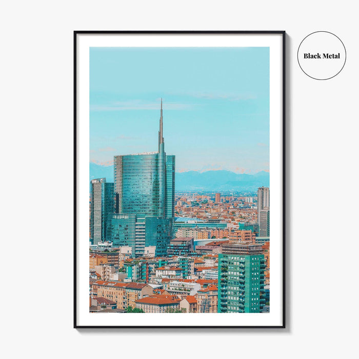 Milan Skyline Fine Art Photo Print, Milano, Lombardy, Italy Wall Poster