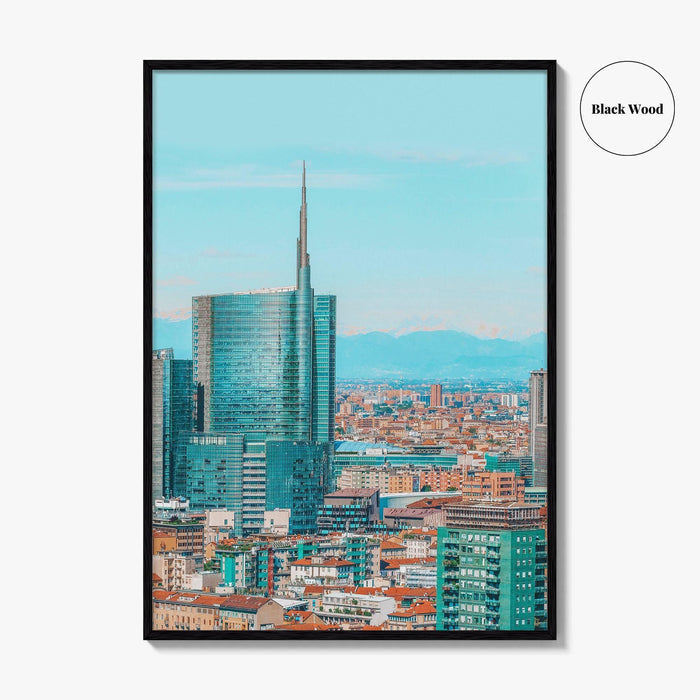 Milan Skyline Fine Art Photo Print, Milano, Lombardy, Italy Wall Poster