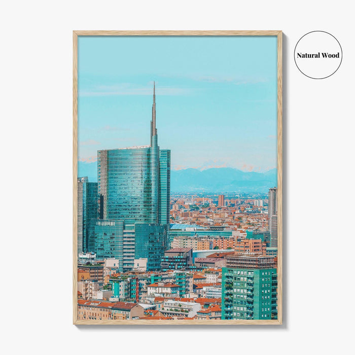 Milan Skyline Fine Art Photo Print, Milano, Lombardy, Italy Wall Poster