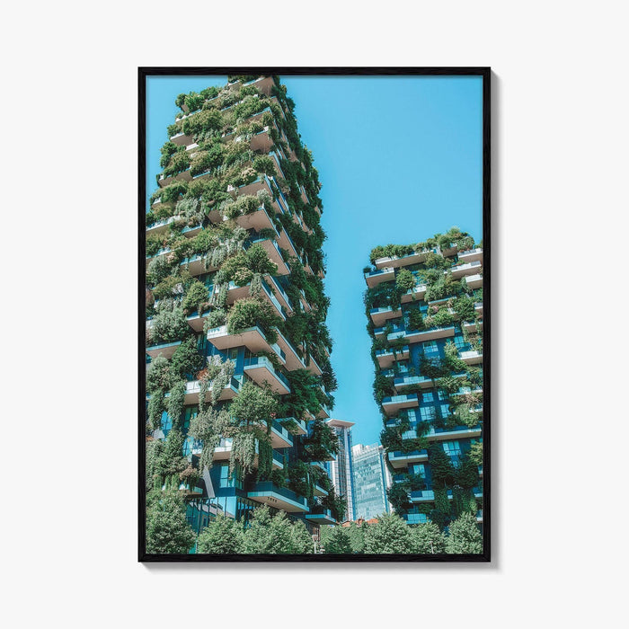 Milan Fine Art Photo Print, Bosco Verticale Vertical Forest, Milano Italy Wall Decor Poster