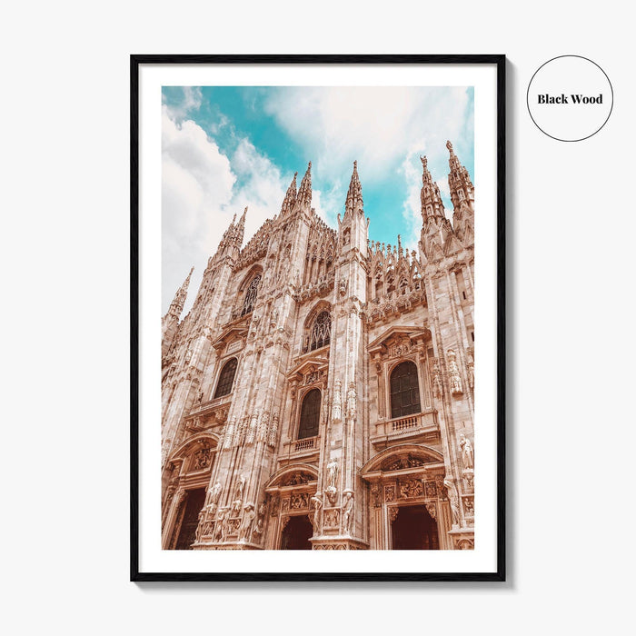 Milan Fine Art Photo Print, Duomo Di Milano Cathedral, Italy Wall Decor Poster