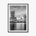 Milwaukee Skyline Black and White Fine Art Photo Print, Wisconsin, Lake Michigan Poster