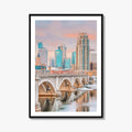 Minneapolis Skyline Fine Art Photo Print, Wall Poster, Minnesota USA
