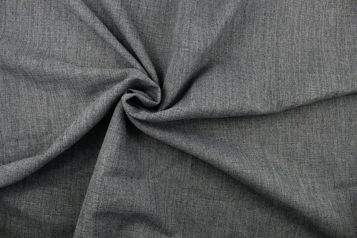 A mock linen in a beautiful gray with hints of black .