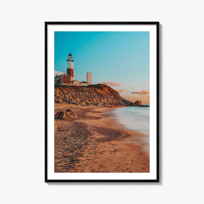 Montauk Fine Art Photo Print, Lighthouse Beach, Long Island New York Wall Decor Poster