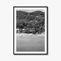 Ocho Rios Black and White Fine Art Photo Print, Jamaica Poster, Saint Ann Parish