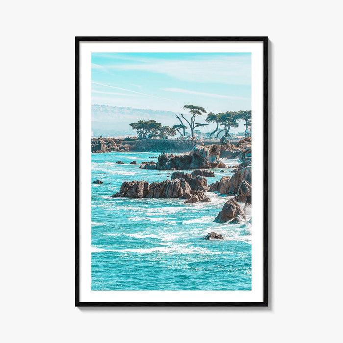 Monterey Fine Art Photo Print, Pacific Grove, California Coastline Wall Decor Poster, USA