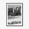 Montevideo Black and White Fine Art Photo Print, Uruguay, Mercosur Parliament, Wall Poster