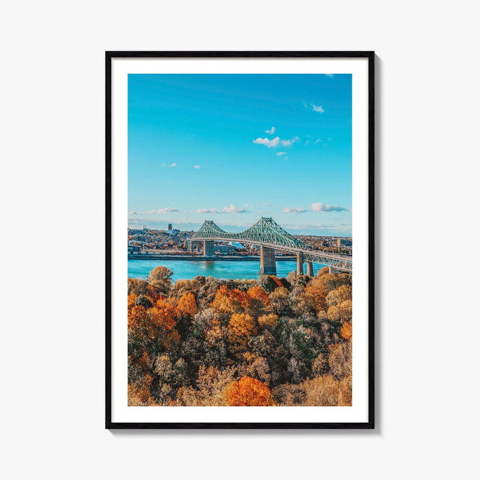 Montreal Fine Art Photo Print, Skyline, Quebec, Canada, St Lawrence River, Wall Decor, Poster