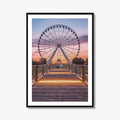 Montreal Fine Art Photo Print, Old Port Ferris Wheel, Quebec Canada Wall Poster