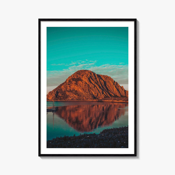 Morro Bay Fine Art Photo Print, Morro Rock, Central California Poster, USA