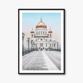 Moscow Fine Art Photo Print, Russia, Patriarchal Bridge, Christ the Savior Cathedral, Poster