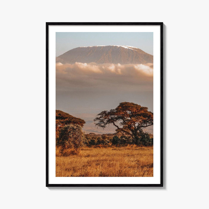 Mount Kilimanjaro Fine Art Photo Print, Amboseli National Park, Kenya, Wall Decor Poster