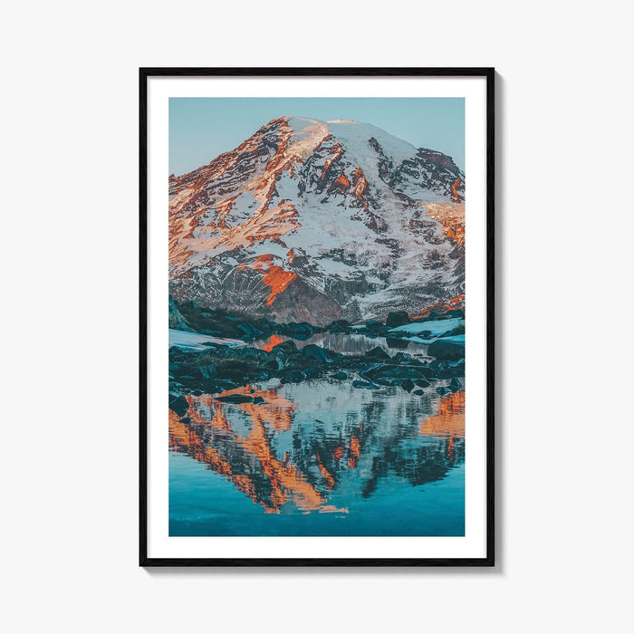 Mount Rainier Fine Art Photo Print, Reflection, Washington, National Park, USA, Poster
