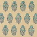 Mughal Flower Grasscloth Wallpaper