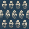 Mughal Flower Grasscloth Wallpaper