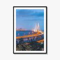 Mumbai Fine Art Photo Print, Bandra-Worli Sea Link, Bombay, India, Wall Art
