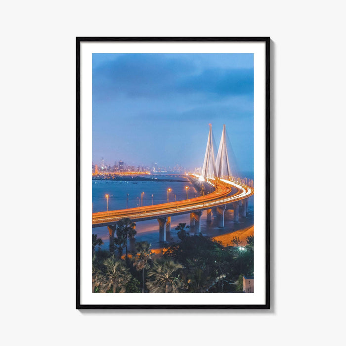 Mumbai Fine Art Photo Print, Bandra-Worli Sea Link, Bombay, India, Wall Art