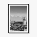 Munich Black and White Fine Art Photo Print, Bavaria Germany Wall Decor Poster