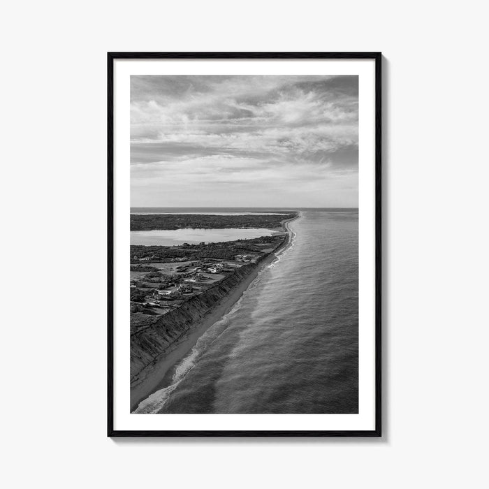 Nantucket Black and White Fine Art Photo Print, Massachusetts Lighthouse Coastline, USA Poster