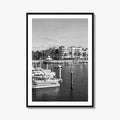 Naples Florida Black and White Fine Art Photo Print, Tamiami Trail Marina Poster