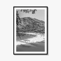 Yelapa Black and White Fine Art Photo Print, Riviera Nayarit, Mexico, Puerto Vallarta Poster