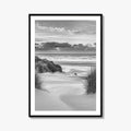 Ameland Black and White Fine Art Photo Print, Friesland Dunes North Sea Netherlands Poster