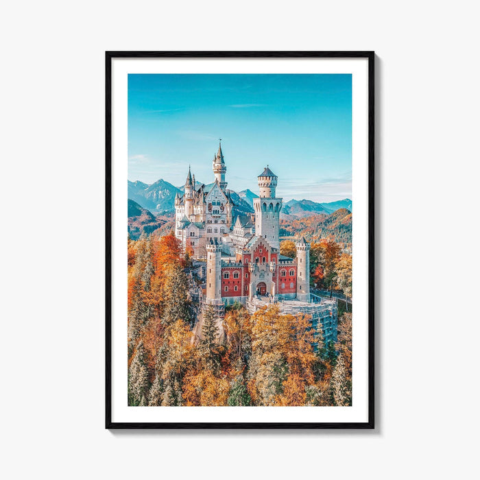 Neuschwanstein Castle Fine Art Photo Print, Bavaria, Germany, Bavarian Alps Wall Decor Poster