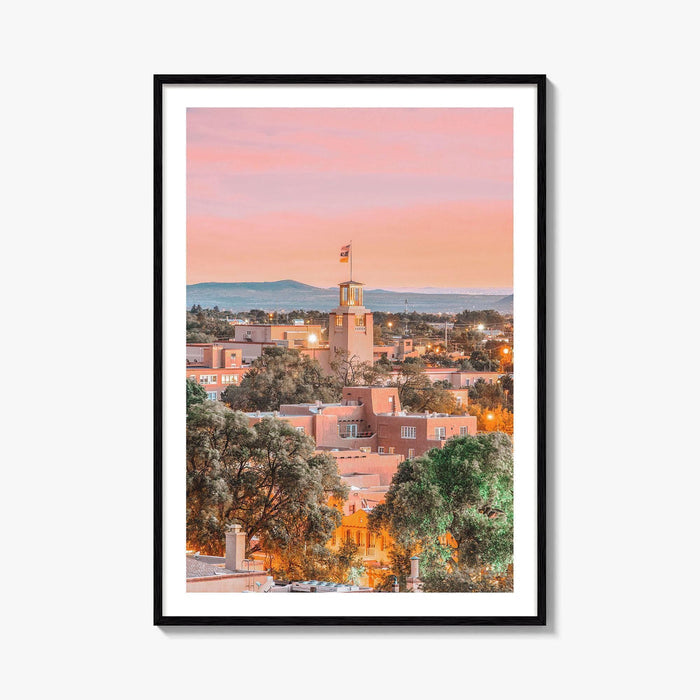 Santa Fe Skyline Fine Art Photo Print, New Mexico, USA Wall Decor Poster