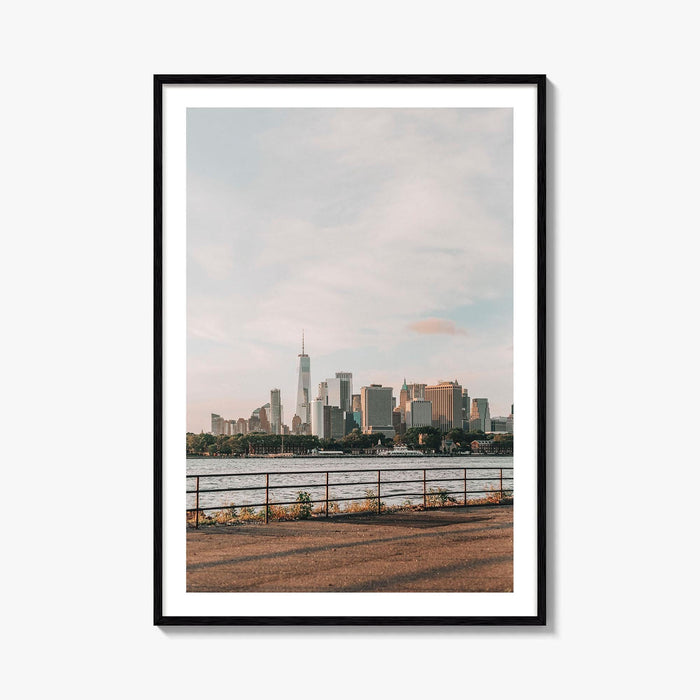New York City Skyline Fine Art Photo Print, Manhattan, Red Hook Brooklyn, NYC
