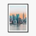New York City Skyline Fine Art Photo Print, Manhattan, NYC, Hudson River, USA Poster
