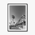 Newport Beach Black and White Fine Art Photo Print, Orange County, California Coastal Poster