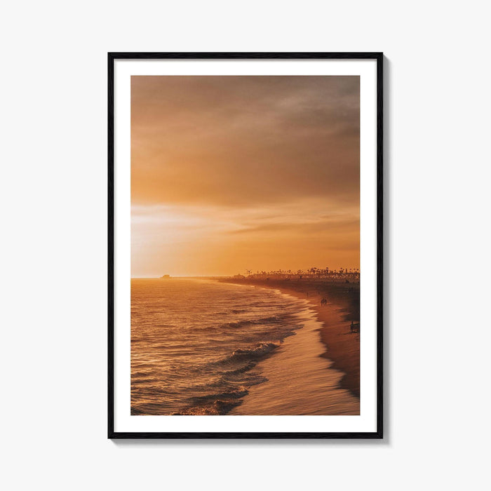 Newport Beach Fine Art Photo Print, Balboa Pier, Orange County California USA Poster