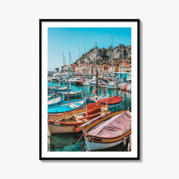 Nice Fine Art Photo Print, Old Fishing Port, France, French Riviera Wall Decor