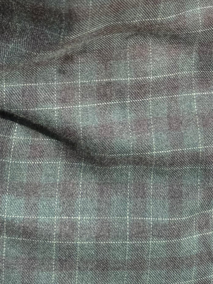 No-Pocket Robust Flannel - Green & Black Plaid