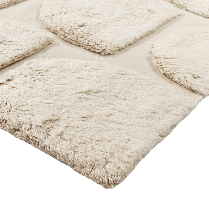 NORDIC LIGHT 03 BEIGE Wool Rug - Handknotted