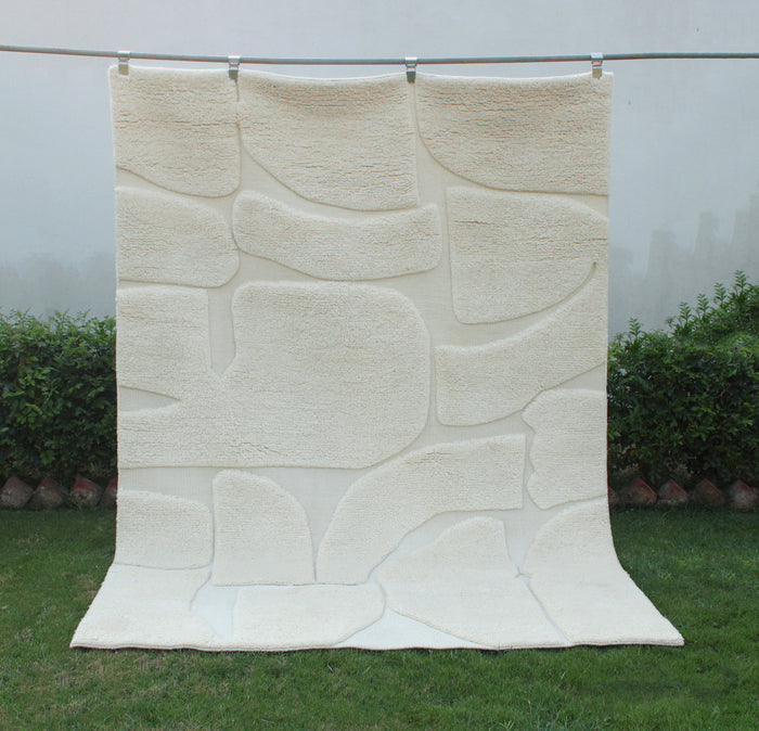 NORDIC LIGHT 04 Wool Rug - Handknotted