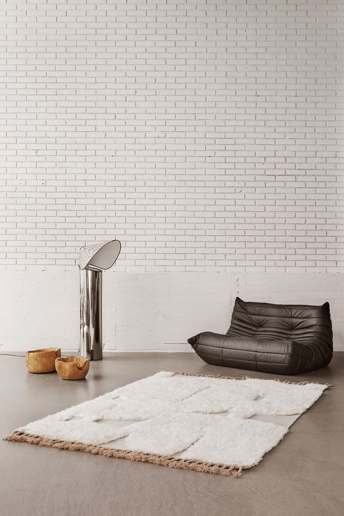 Nordic Light 07 – Handwoven Rug with Pile