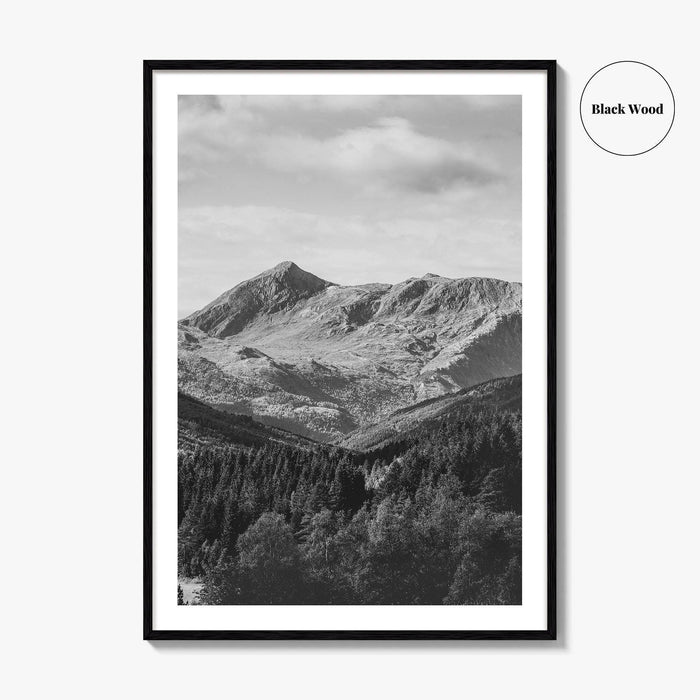 Norway Black and White Fine Art Photo Print, Scandinavia Wall Poster