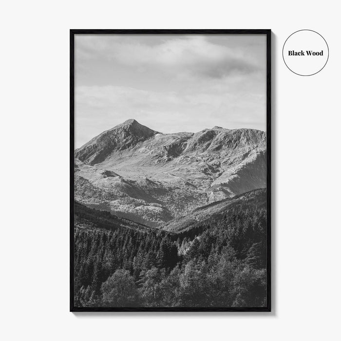 Norway Black and White Fine Art Photo Print, Scandinavia Wall Poster