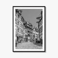 Nuremberg Black and White Fine Art Photo Print, Nürnberg Germany, Weissgerbergasse