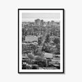 Oakland Skyline Black and White Fine Art Photo Print, Berkeley San Francisco Bay Poster