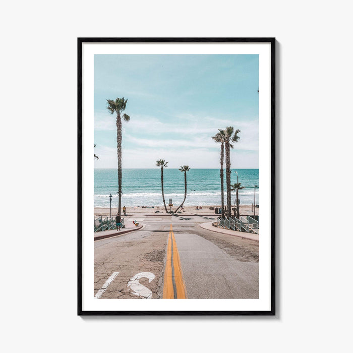 Oceanside Fine Art Photo Print, Pier, Beach, California, USA, Wall Poster