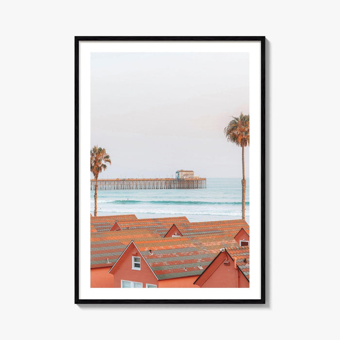 Oceanside Fine Art Photo Print, California Wall Decor, Coastal Photo Poster, USA