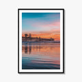 Oceanside Fine Art Photo Print, Pier Beach, San Diego California USA Wall Poster