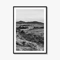 Oklahoma Black and White Fine Art Photo Print, Wichita Mountains, Lawton OK Wall Poster