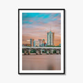 Tulsa Skyline Fine Art Photo Print, Wall Art, Oklahoma USA Poster, Arkansas River Downtown