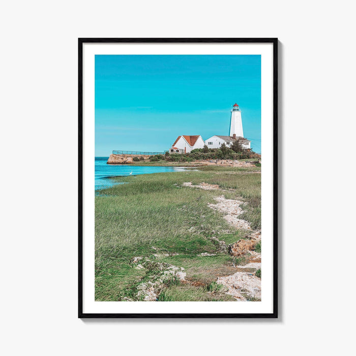Old Saybrook Fine Art Photo Print, Lynde Point Lighthouse, Connecticut, USA, Wall Decor Poster